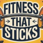 Person doing simple home workout with resistance bands, showing how Fitness That Sticks can be fun and sustainable.