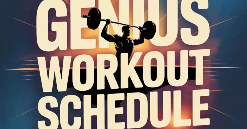 Genius Workout Schedule